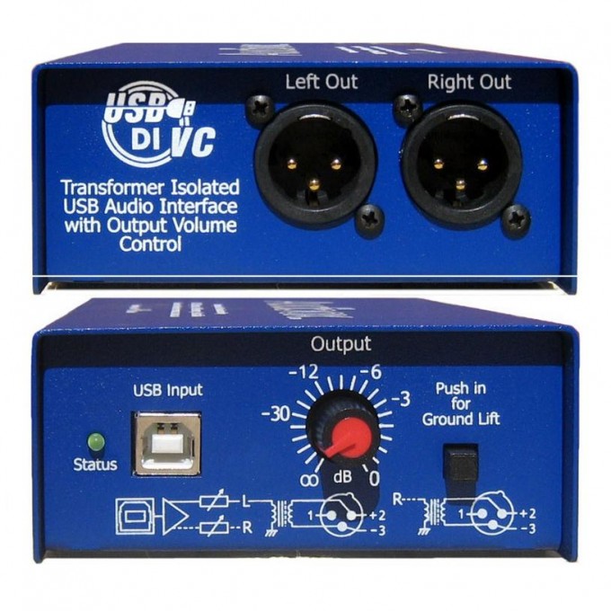 Ди-бокс, дистрибьютор, сплиттер ARX USB DI-VC 05765